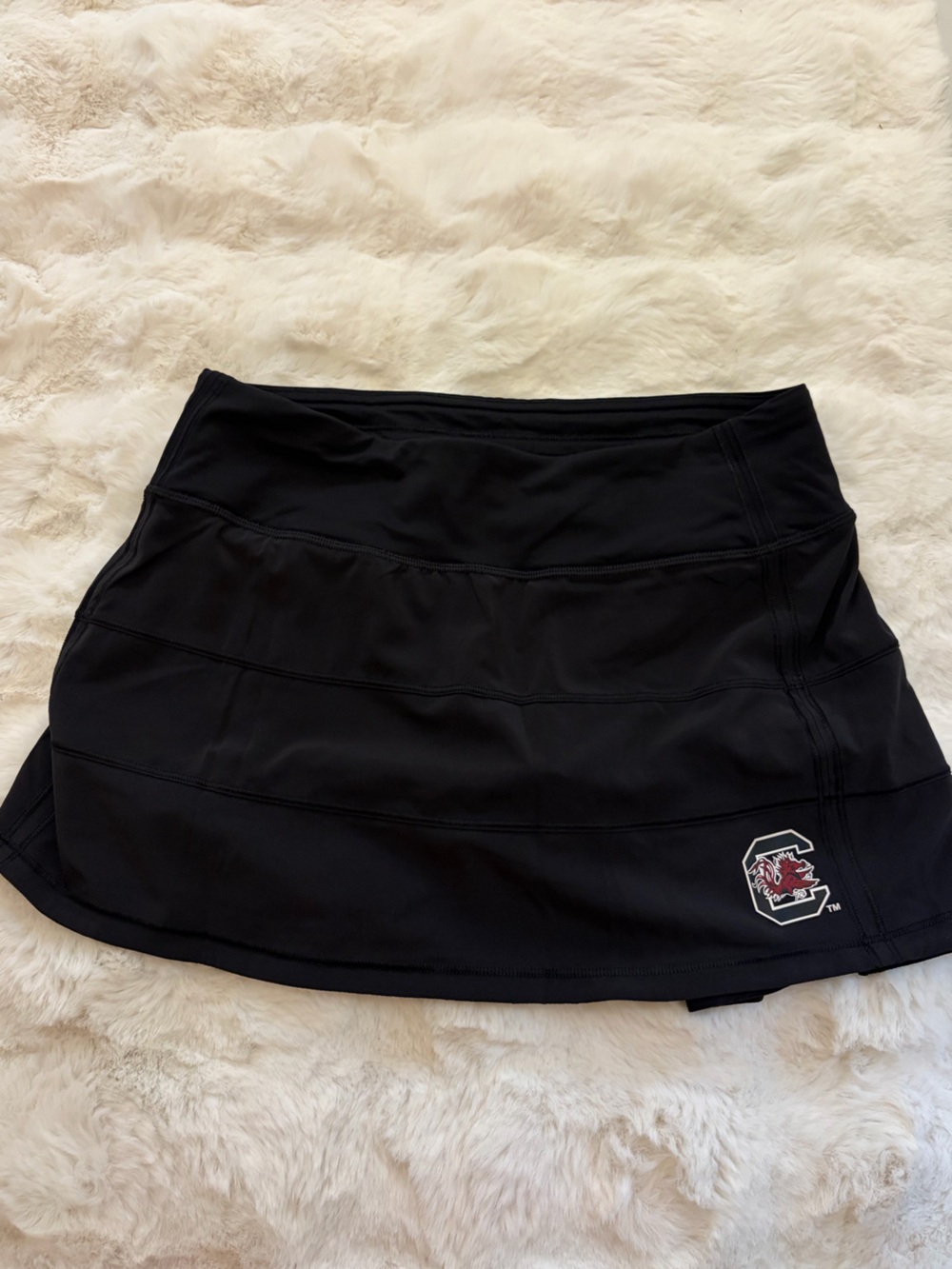 South Carolina Gamecocks Lululemon Black Athletic Skort